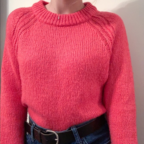 Pink Knit Sweater - Picture 1 of 4